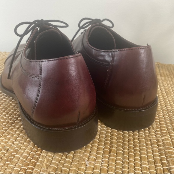 Men’s J Murphy by Johnston & Murphy Burgundy Lace Up Dress Shoes Size 12 - Picture 6 of 11